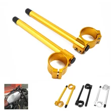 CNC Универсальный мотоцикл, размеры 31, 32, 33; большие размеры 35-36 мм 37 мм 39 мм 41 43 50 51 мм регулируемый держатель на Ons вилка ручка руль, ручной стержень, для кафе, для гоночного гоночный автомобиль