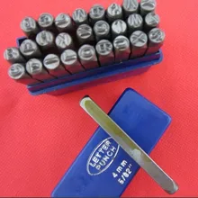 36 шт 4 мм, штамповка ювелирных изделий, набор штамповок золотого цвета, буквенный номер ударов, кольцо ожерелье браслет пресс-формы