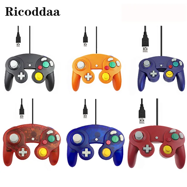 

For Gamecube Controller USB Wired Handheld Joystick For Nintend For NGC GC Controle For MAC Computer PC Gamepad Mando Accessory