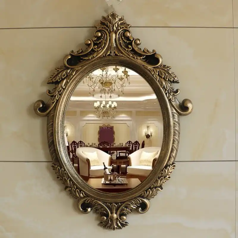 European Bathroom Mirror Wall Hanging Home Decoration Dressing