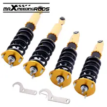 24-Ways Damper Adj. Coilovers For Nissan 300ZX 90-96 Z32 Shock Absorber Kits Struts 8/6KG Suspension Shock Spring Absorber Strut