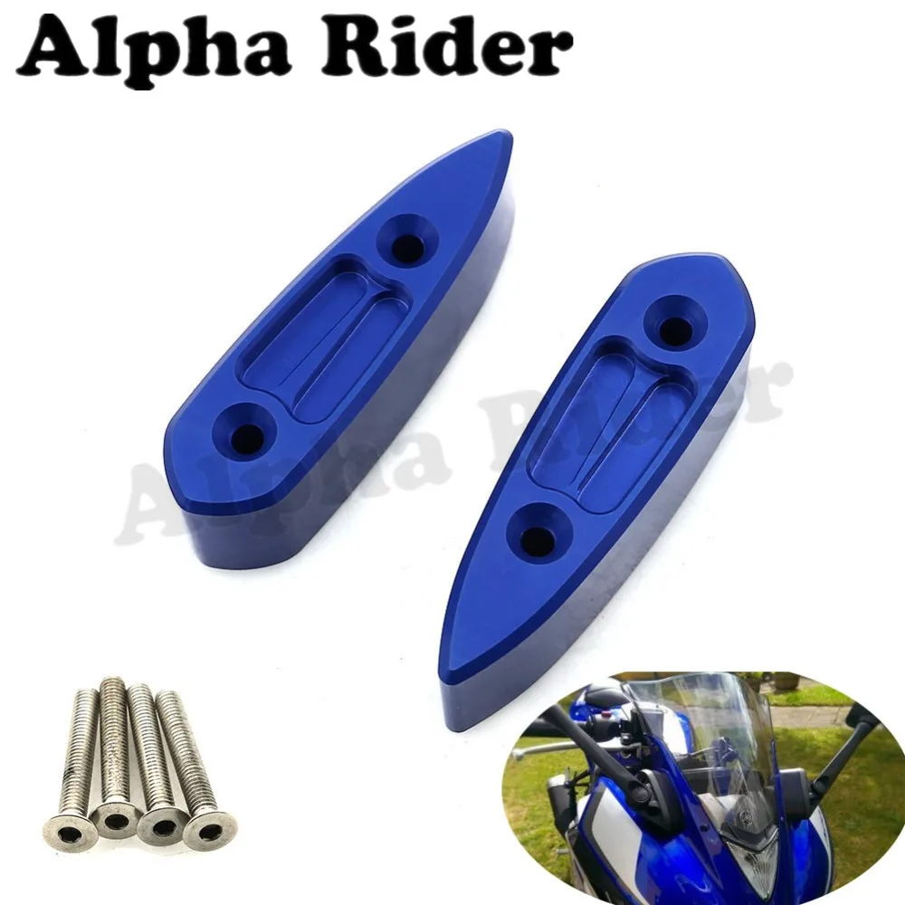 

R25 R3 Motorcycle Mirror Riser Extenders Spacers Extension Adapter CNC Adaptor for Yamaha YZF R3 R25 2014 2015 2016 1.25" (32mm)