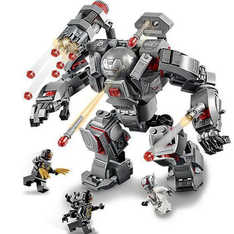 

Bela11259 07120 Compatible with 76124 Avengers 4 Building Blocks Superhero Anti-Hulk Armored War Machine toy gift Legoings