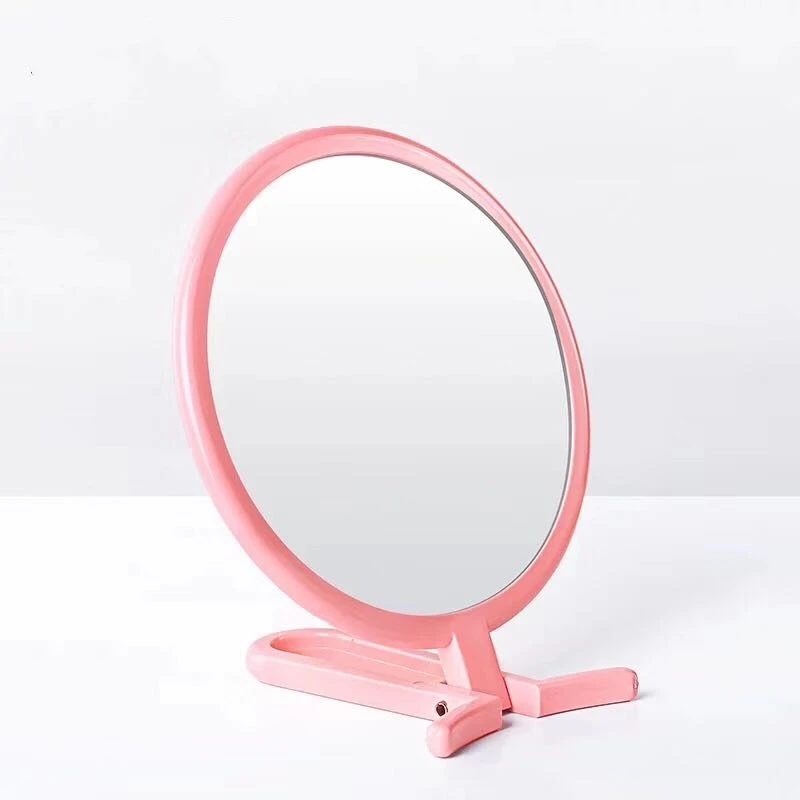 Цвета: розовый, синий, черный, оранжевый, милая девушка, удобное складное зеркало, изысканное, компактное зеркальце для макияжа складывающиеся зеркала