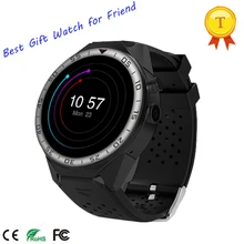 Модные часы Smart Watch Android 5,1 MTK6580 1 ГБ/16G 3g WI-FI 2.0MP Камера вызова монитор сердечного ритма шагомер погода с напоминанием для поддержания здоровья