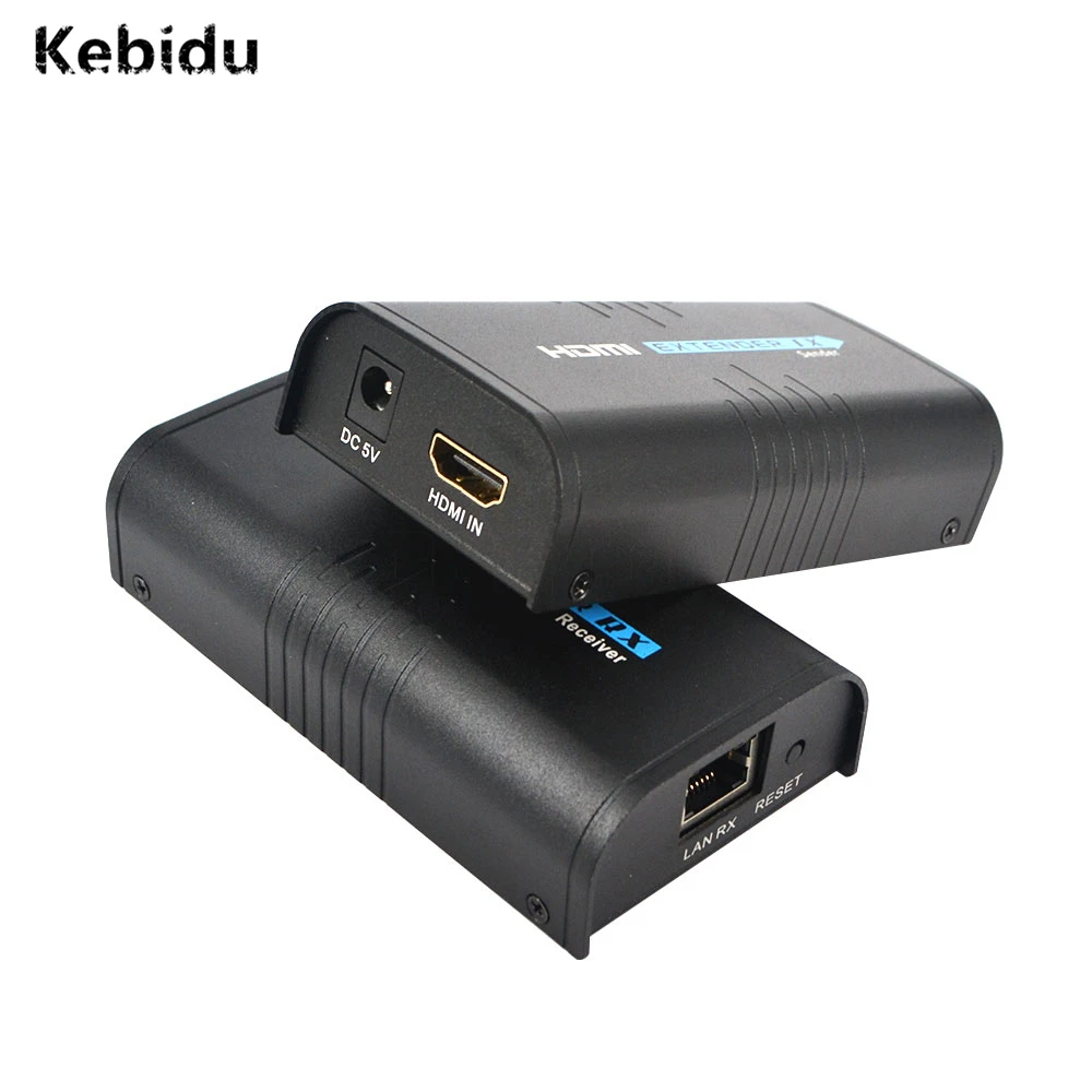 

Kebidu Professiona Wireless HDMI Extender Ethernet Network transmitter Cat5 CAT6 Cat5e TV Router HDMI Sender Receiver Model