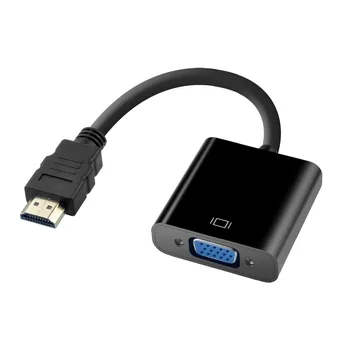 

Gold-Plated HDMI Male to VGA Female Converter Adapter Digital to Analog Video Cable Support 1080P For Laptop Projector Monitor