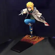 WVW 20CM Hot Sale Anime Heroes Naruto Namikaze Minato Model PVC Toy Action Figure Decoration For Collection Gift Free shipping