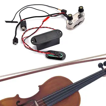 

Professional Electric Violin Piezo Pickup Amplifier Music Instrument Accessories