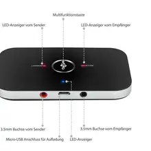 Bluetooth 4,0 передатчик приемник HIFI беспроводной аудио приемник A2DP аудио плеер Aux 3,5 мм Bluetooth адаптер для автомобильных динамиков