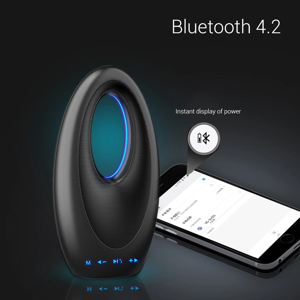 Отель парус открытый креативный Многофункциональный Bluetooth, беспроводное аудиоустройство динамик для карты TF Мини Портативный fm-радио свет кольцевой динамик