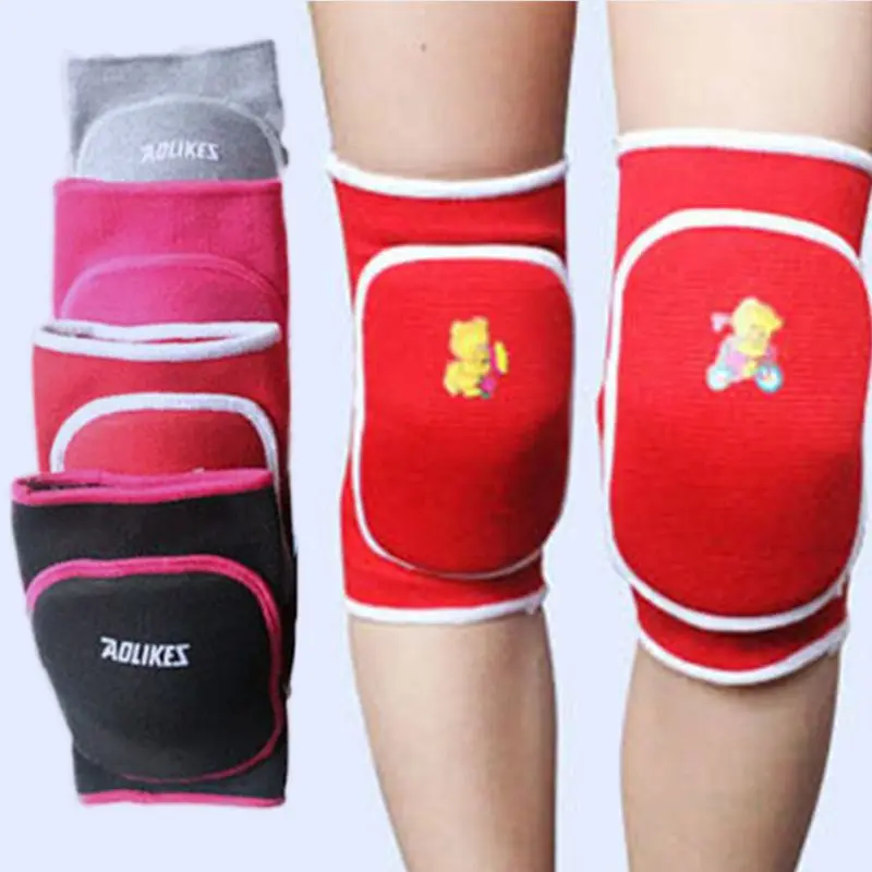 3 15Y Child Kids Boy Girl Knee Pad Dance Training Games Cotton Sports