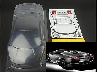 RC lamborghinii прозрачный корпус подходит для HPI RS4 Flux GT3 Drift HSP Tamiya On road 1/10|hpi rs4|rc tamiyatamiya 1/10