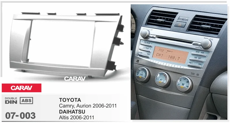 CARAV 07-003 Car Radio Installation Trim Fascia Panel