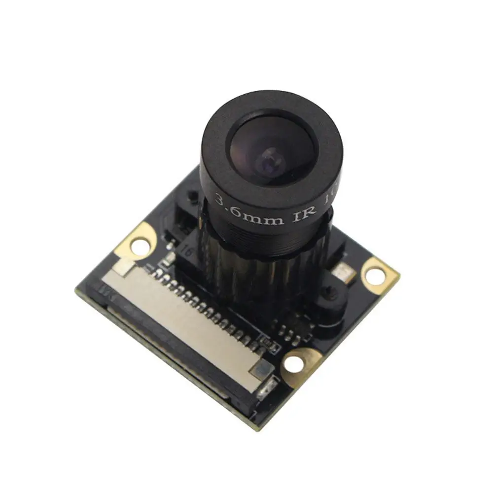 

AMZDEAL Camera Module Wide Angle Night Vision 5 Megapixel OV5647 Sensor Adjustable Focal For Raspberry Pi2/3