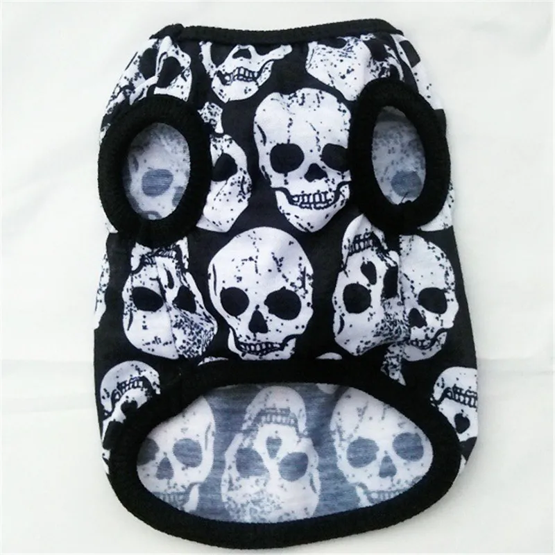 Skull Dog Clothes Autumn Winter Dog Clothes for Small Dog Pet Coat Jacket Outfit shih tzu Yorkies  Puppy Chihuahua Quilted Dog Clothing  14