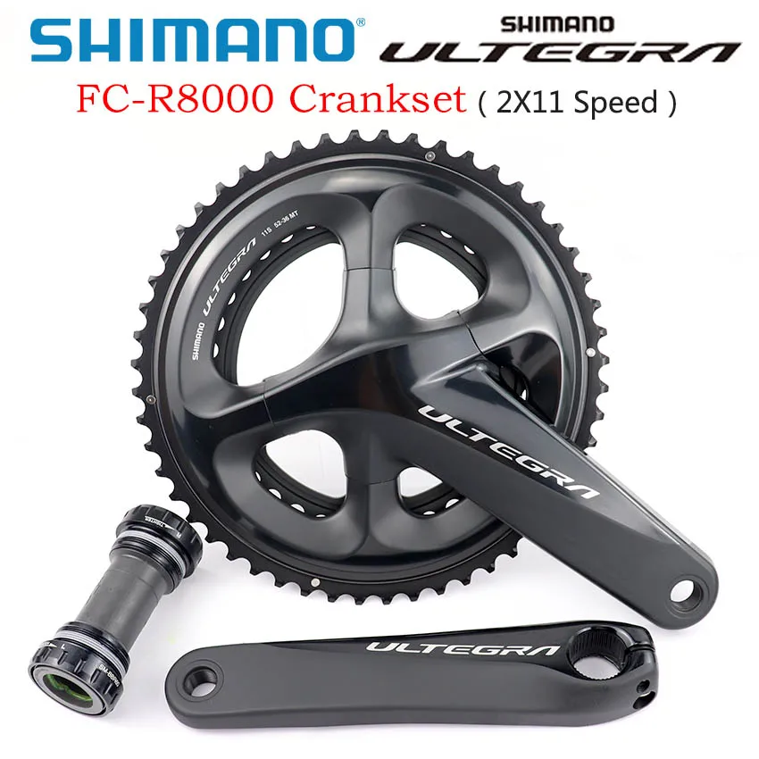 SHIMANO ULTEGRA FC R8000 Crankset холлоутех II комплект радаров 2x11 скоростной дорожный