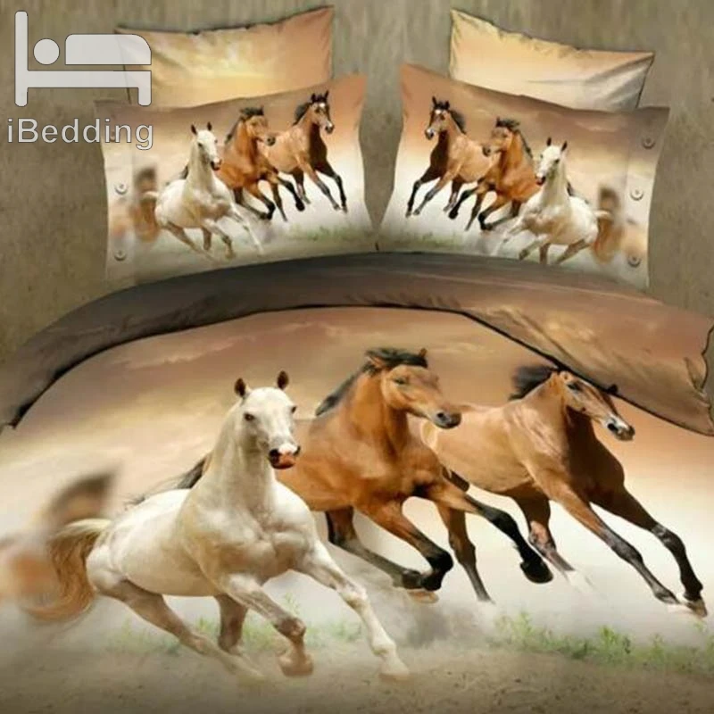 Pentium Horse 3D комплект постельного белья King Twin Queen размер Семейный роскошный