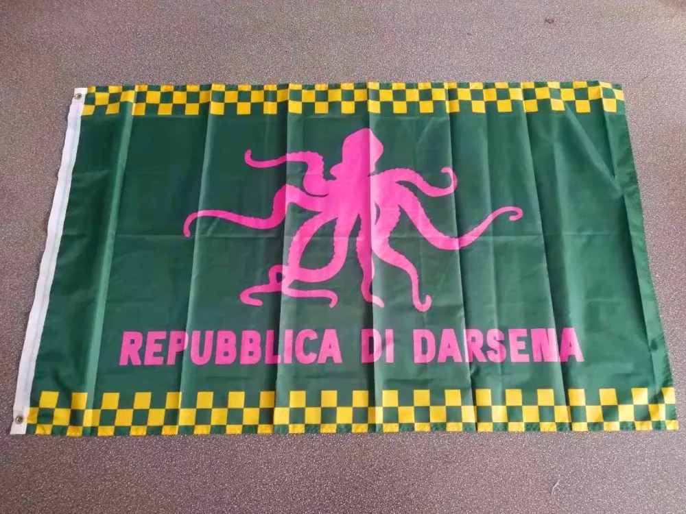 

johnin 90*150cm octopus republica de darsena Flag
