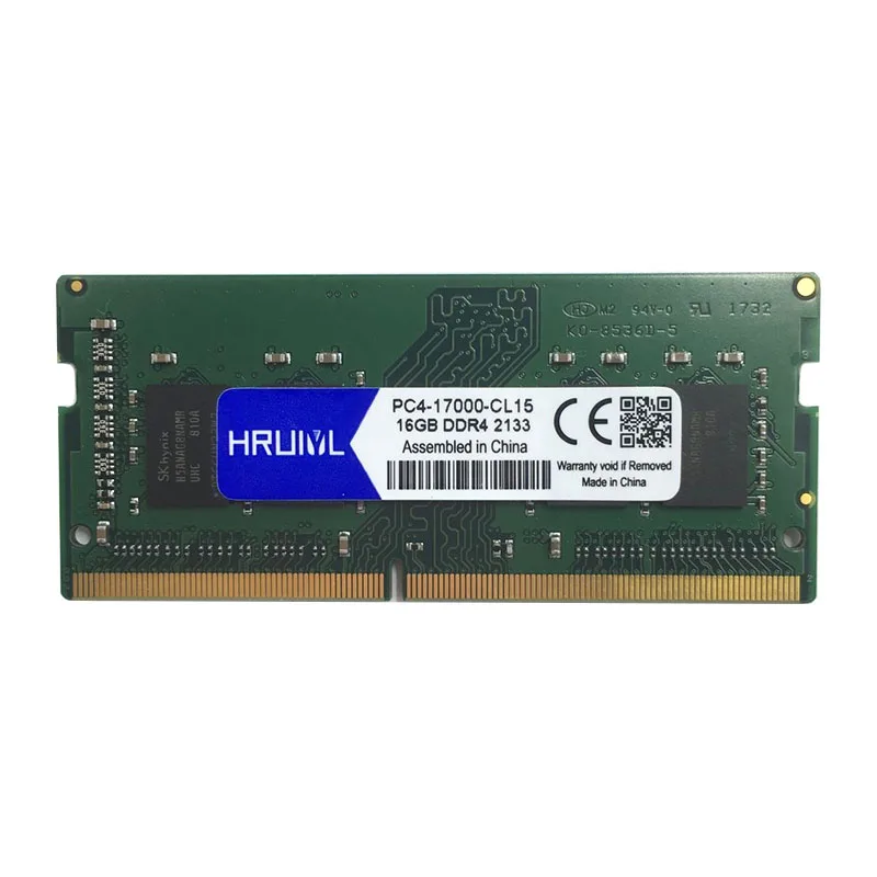 HRUIYL ноутбук DDR4 4 ГБ 8 ГБ 16 ГБ ОЗУ память PC4-17000S 2133 МГц PC4 17000 2133 МГц DDR 4 8G 16G 4G память 260-pin SODIMM ram