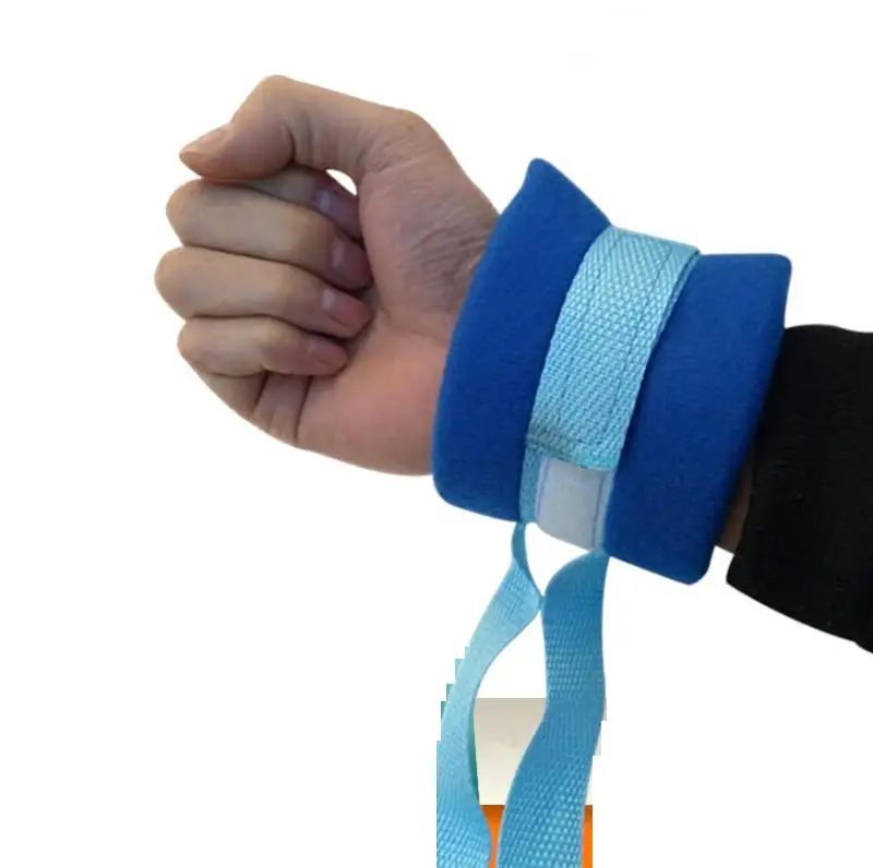 Контрольные рукавицы медицинские ограничители больные руки защита от инфекции мягкие безопасные универсальные фиксированные перчатки с открытым пальцем - Цвет: 1pcs