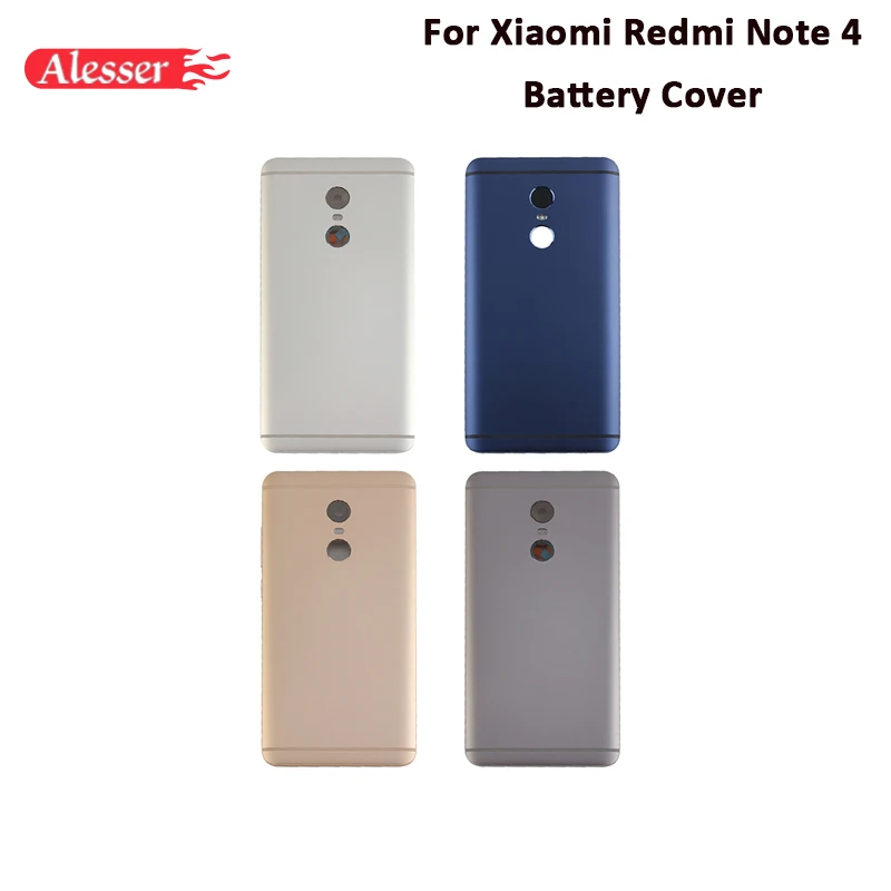 Alesser ل Xiaomi Redmi ملاحظة 4 4x بطارية الإسكان الغطاء الخلفي حالة الهاتف المحمول حامي الخلفية عودة جراب هاتف شاومي Redmi ملاحظة 4