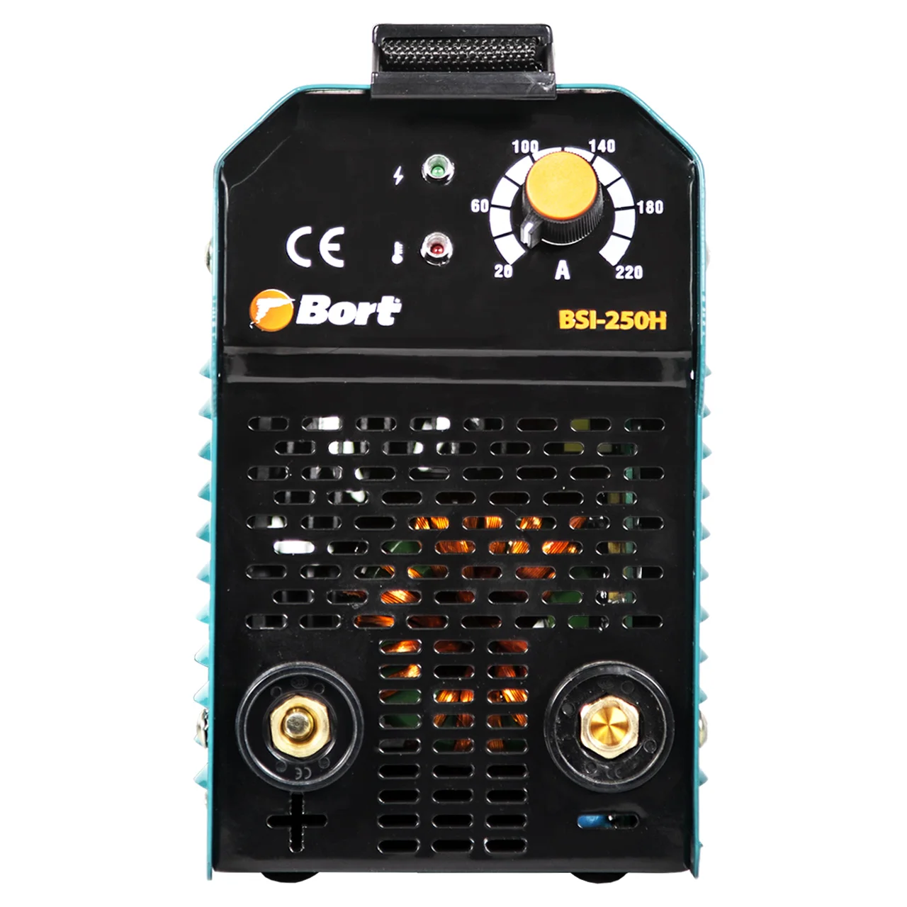 Аппарат сварочный инверторный Bort BSI-250H (Диапазон тока 10-220А, мощность 7100Вт, электроды толщиной до 5 мм, сварачная маска)