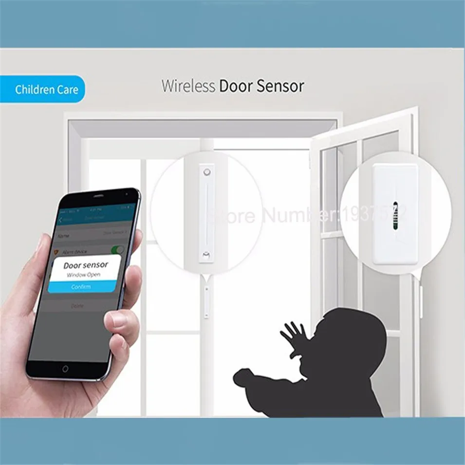 New Arrival Broadlink S1S1C SmartOne Alarm&Security Kit For Home Smart Home Alarm System IOS Android DoorWindow Sensor RF433-4