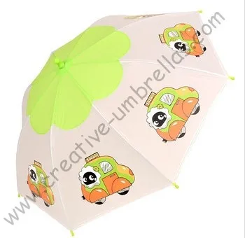 Детский зонт, профессионально изготовленные зонты, авто open.8mm металлический вал и рифленые ребра, безопасные зонтики