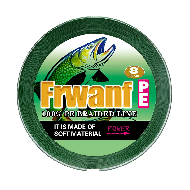 Рыболовная плетеная леска Frwanf x8 300 м 347 ярдов 8 нитей Мультифиламент PE 130 150 200 250 300LBS