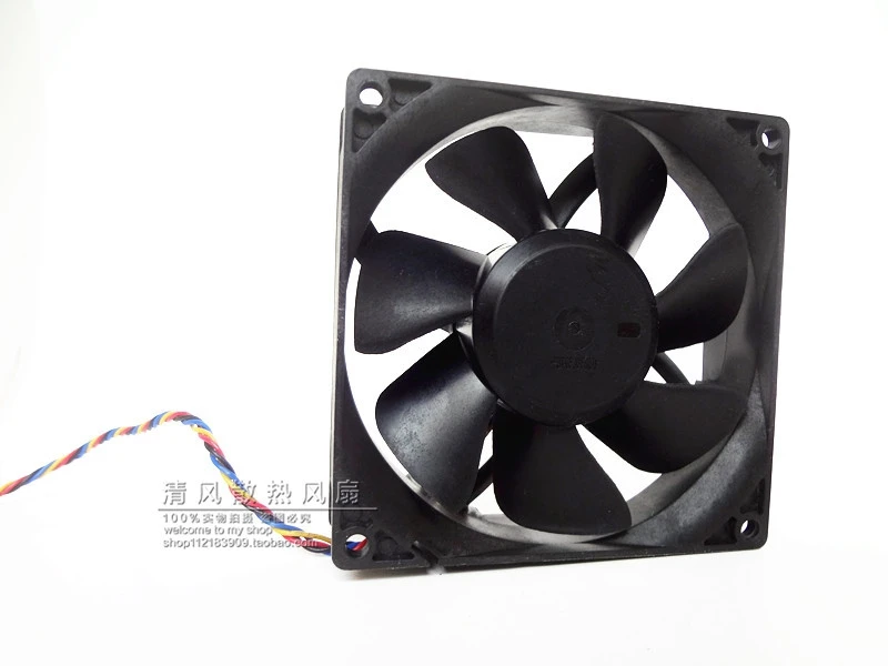 Delta Electronics AFB0912DH BF33 DC 12V 2.50A Размеры: 90x90x25 мм 4 провод Сервер вентилятор