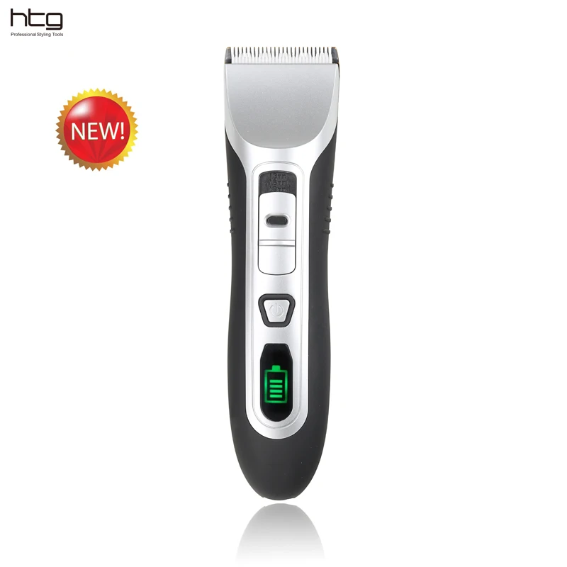 HTG Professional Hair Clipper Hair Cutting Machine For Barber Hair Trimmer +LCD Display Wireless