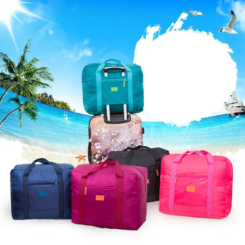 New Travel Luggage Clothes Storage Bag Waterproof Nylon Folding Travel