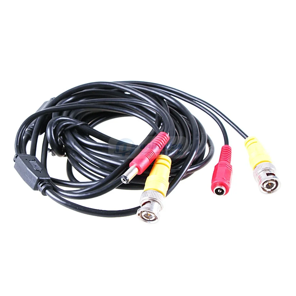 Кабель питания BNC для камеры видеонаблюдения 5/10/15/20/30/50 м|plug and play|cable forcable power |