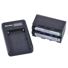 1Pc 5200mAh NP-F770 NP-F750 NP F770 NP F750 NP F770 750 Batteries + LCD USB Charger for Sony NP-F550 NP-F770 NP-F750 F960 F970