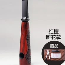 4 стиля сигары трубы эбент древесины табак сомокинг трубы с подарком