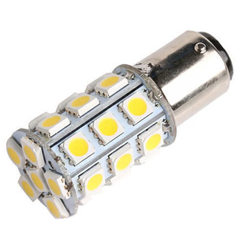 1pc Newest 1157 BAY15D P21/5W White 5050 27LED Reverse Backup Tail Brake Light Bulb