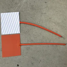 220x220 мм 12V 250W w/PSA NTC 100K Термистор силиконовая Гибкая грелка для 3d принтера