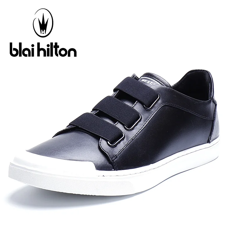 

Blai Hilton 2018 New Fashion 100% Luxury Genuine Leather Spring/Autumn Men Shoes Breathable/Comfortable Men's Casual Shoes