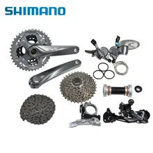  Система Shimano M4000 East находится в оживленных пригородных 3x9S 27 скорость MTB велосипед Groupsets Шатунов и сдвиг рычаги & переключатель & цепи & кассеты