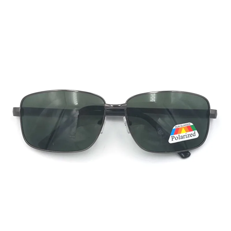 Imwete поляризованные мужские классические солнцезащитные очки дизайнерские прямоугольные очки поляризационные линзы солнцезащитные очки мужские винтажные очки для вождения UV400 - Цвет линз: Dark Green