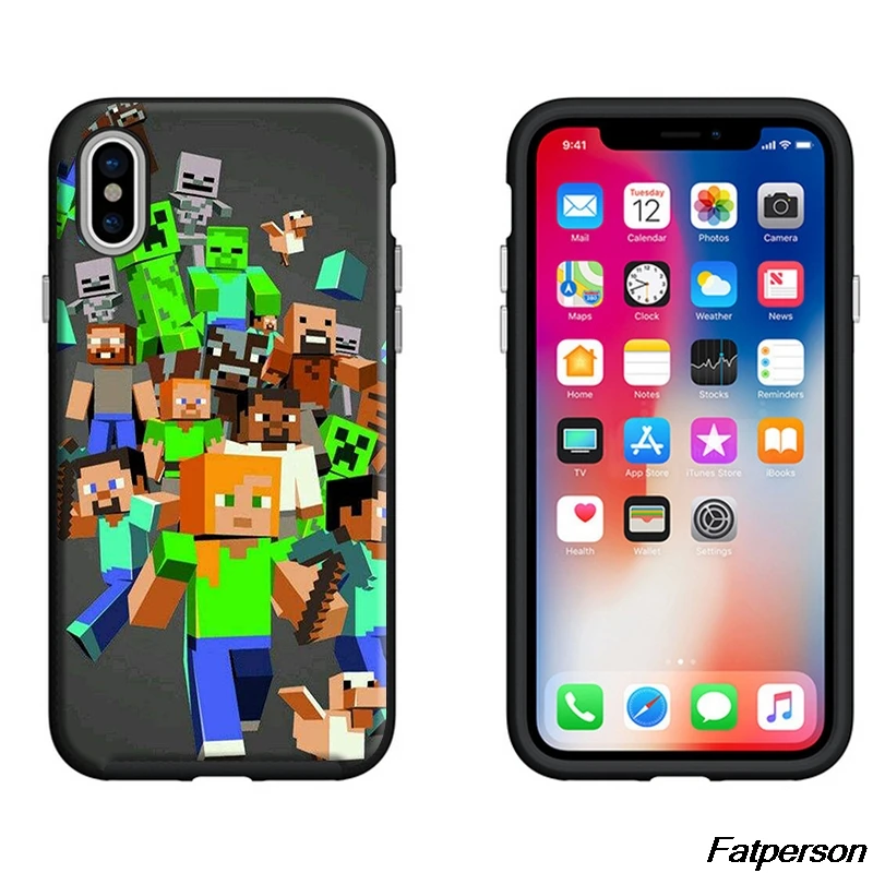 

Horizon Zero Dawn Black soft Silicone TPU Phone Case Cover For Apple iPhone X 8 8plus 6 6s 7 plus 5s SE Mojang Minecraft Coque