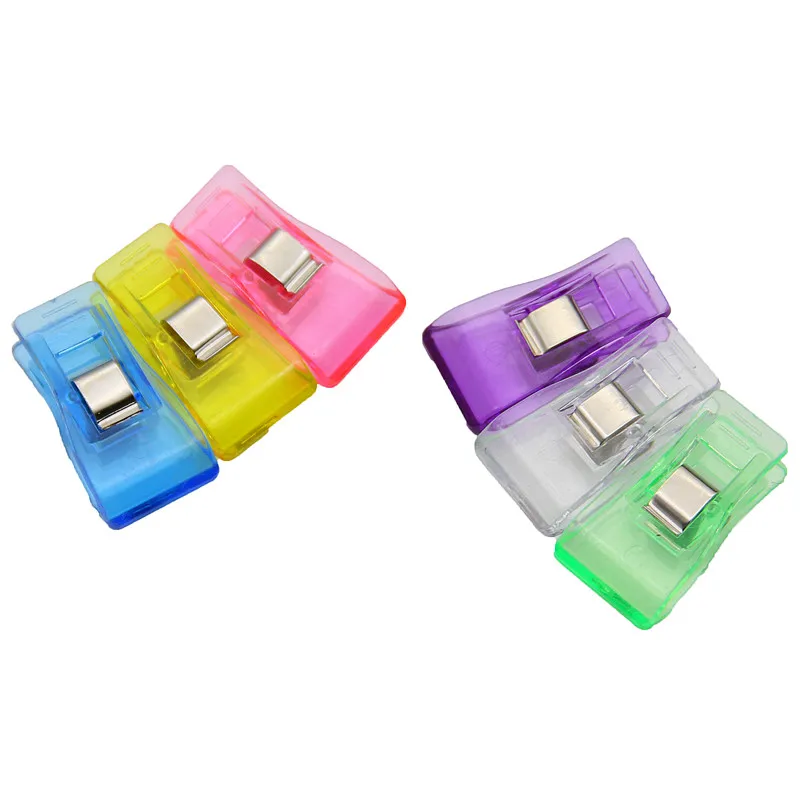

20pcs/Lot Mixed Colors Sewing Plastic Clover Wonder Clip Handmade Quilt Tools Patchwork For Diy Sewing Accessory Patchwork New