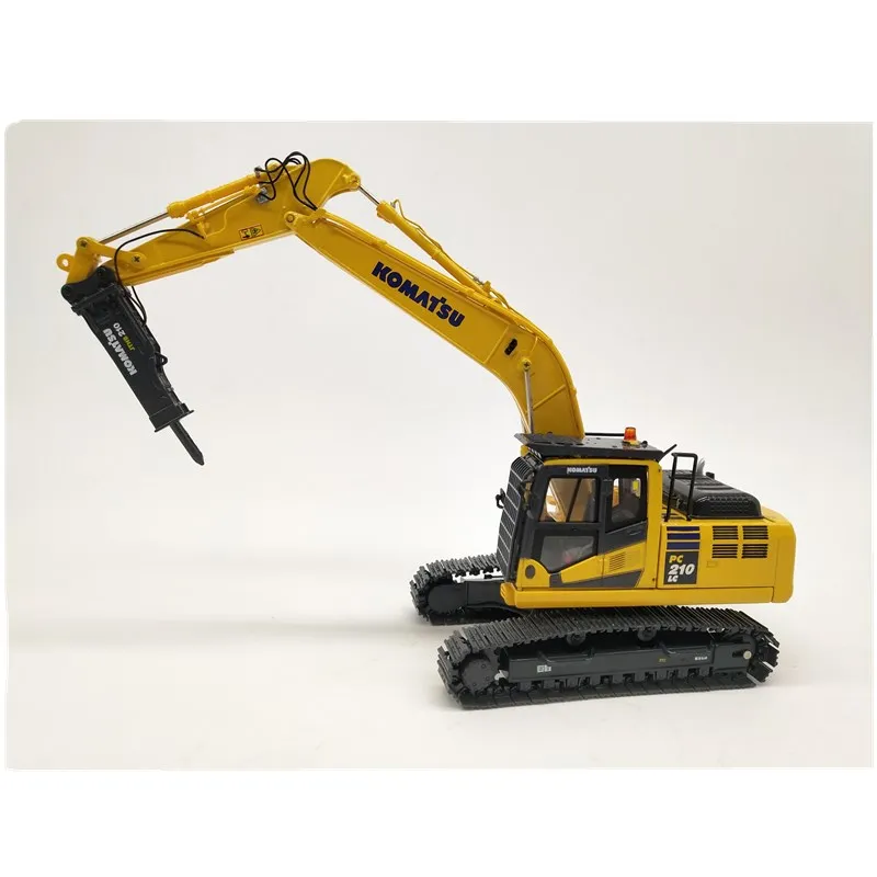 

UH8140 Diecast Toy Model 1:50 Komatsu PC210LC-11 Hydraulic Excavator With Hammer Construction Vehicle for Decoration,Collection