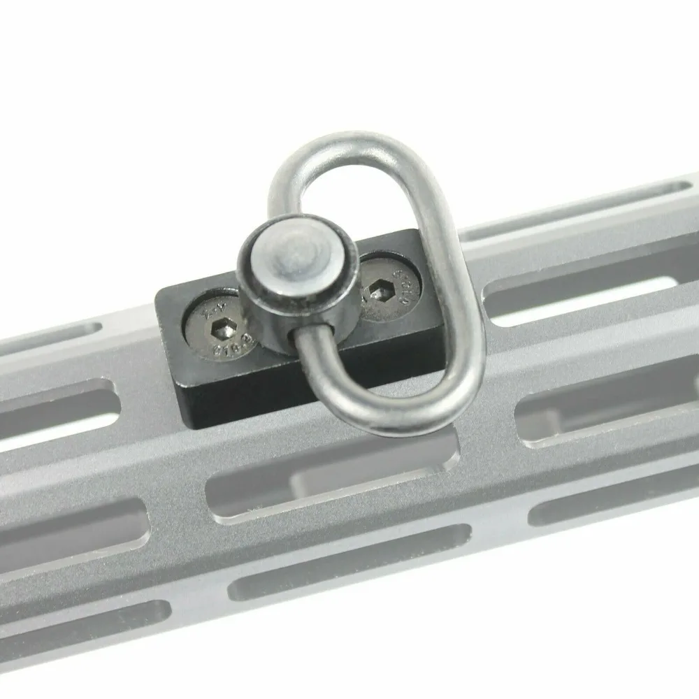 hunting airsoft tactical ar 15 accessories M-LOK 1.25 inch sling adapter mount Heavy Duty Push Button Quick Detach Sling Swivel (8)