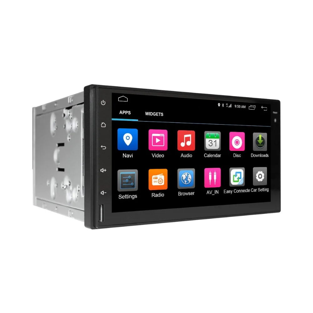 Sale Eunavi 2 din Car DVD Android 6.0 2G RAM Support 4G LTE Network DAB+ DVR 7inch 1024*600 16G ROM 2 din Car Radio For Universal 2