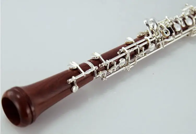 

Professional Oboe C Key Left F Resonance Rosewood Body Golden Plated Key Professional Semi-automatic Style Oboe Case