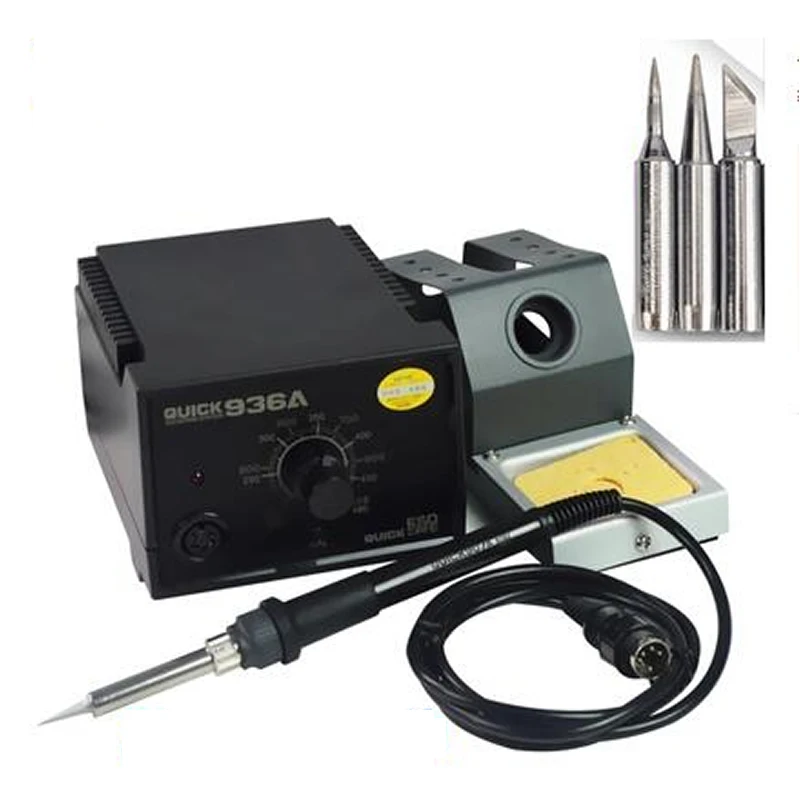 QUICK 936A iron heated soldering station welding machinein Soldering