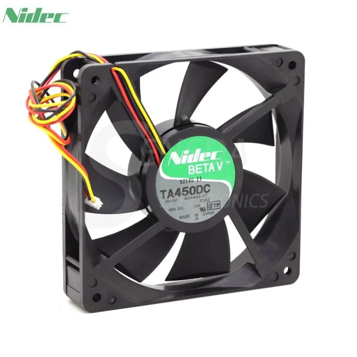 Вентилятор для радиатора оригинальный Nidec 12025 12 см 120 мм DC48V 0.12A см|12 cm fan|radiator fan12 |