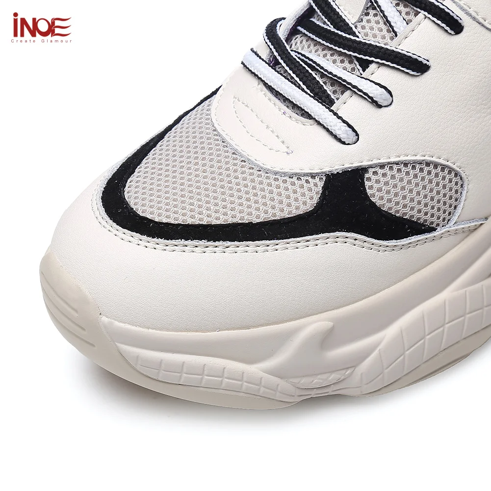 Black Microfibra Estilo 2019 De Para Otoño Zapatos La Primavera Cuero Casuales Zapatillas Nuevo Las Mujeres Gamuza Deporte pink Plataforma Moda Y Inoe Niñas q1Awfq